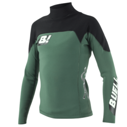 RB1 JACKETS 1mm MANGA COMPRIDA - BACK-ZIPPER - OLIVA/PRETO mans