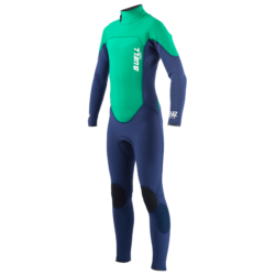 RBZ STEALTH MODE 3/2 - MANGA COMPRIDA - BACK-ZIPPER- AZUL/VERDE Junior